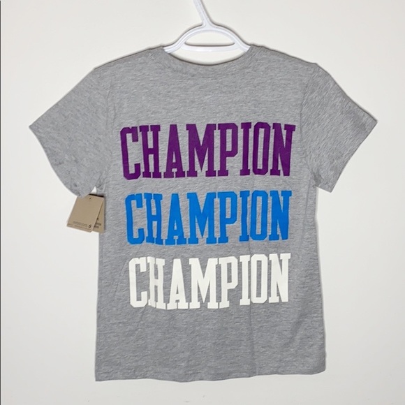 Champion retro tri color tee with logo at back XS - Picture 4 of 8